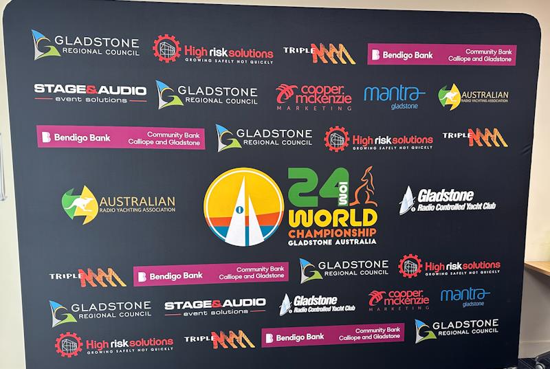 The sponsors - International One Metre World Championships 2024 photo copyright Nigel Barrow taken at Gladstone Yacht Club, Australia and featuring the One Metre class