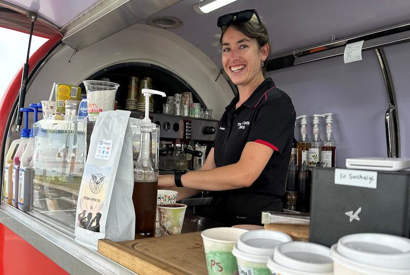 The essential coffee supplier - International One Metre World Championships 2024 photo copyright Nigel Barrow taken at Gladstone Yacht Club, Australia and featuring the One Metre class