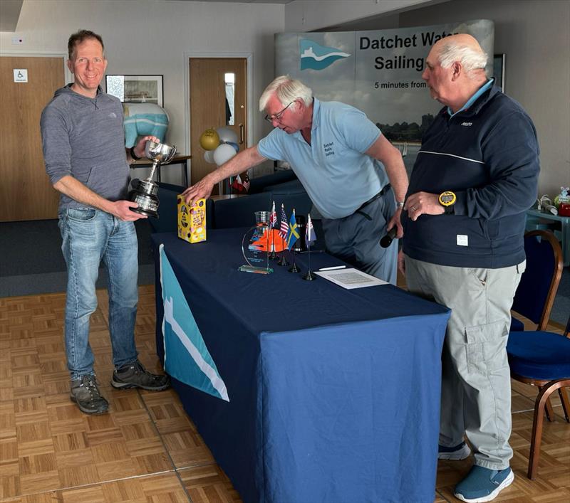 2026 IOM UK Nationals at Datchet - Overall winner Peter Stollery with Phil Holliday and Derek Priestley - photo © Richard Jones