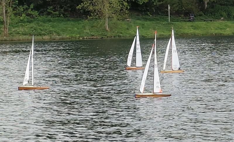 2026 MYA Scottish District Wooden Hull IOM Championship photo copyright Gordon Allison taken at Greenock Model Yacht and Power Boat Club and featuring the One Metre class
