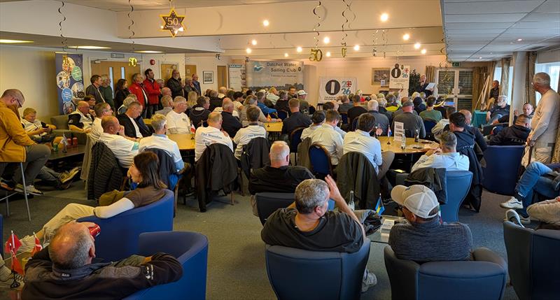Datchet Water Sailing Club packed for the 2026 IOM Worlds Briefing and Opening Ceremony - photo © Mark Jardine