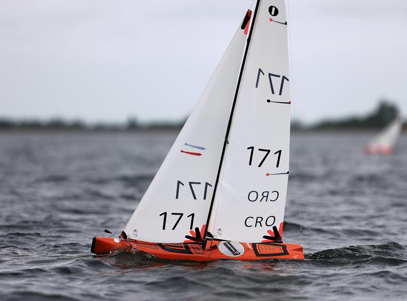 2026 IOM Worlds at Datchet Water Day 4 - CRO 171 photo copyright Mark Jardine taken at Datchet Water Sailing Club and featuring the One Metre class