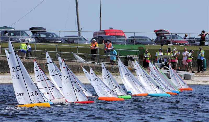 2026 IOM Worlds at Datchet Water Day 5 - Race 15 Heat A Start - photo © Mark Jardine