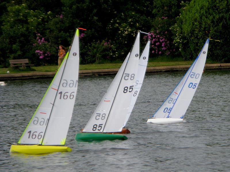 The Fleet in Motion during 2026 MYA Scottish District IOM Travellers 2 at Paisley Model Yacht Club - photo © David Smith