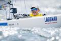 Heiko Kröger from Ammersbek in the 2.4mR had a good laugh after his daily victories at the Kieler Woche