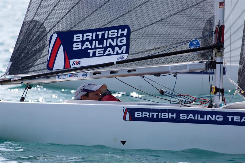 2.4mR Gold medallist Helena Lucas in action at ISAF Sailing World Cup Mallorca photo copyright Richard Langdon / www.oceanimages.co.uk taken at  and featuring the 2.4m class