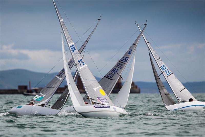 Helena Lucas on day 2 of the Sail for Gold Regatta photo copyright Paul Wyeth / RYA taken at Weymouth & Portland Sailing Academy and featuring the 2.4m class