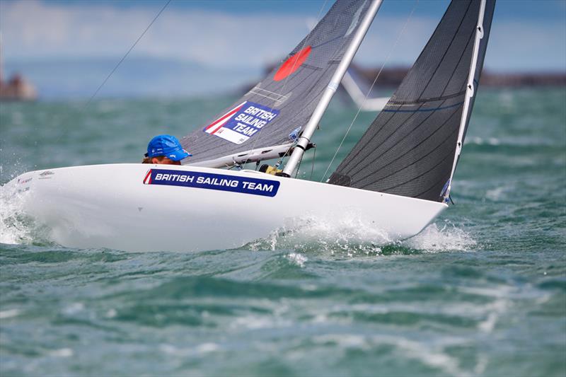 Megan Pascoe during the Sail for Gold Regatta medal races photo copyright Paul Wyeth / RYA taken at Weymouth & Portland Sailing Academy and featuring the 2.4m class