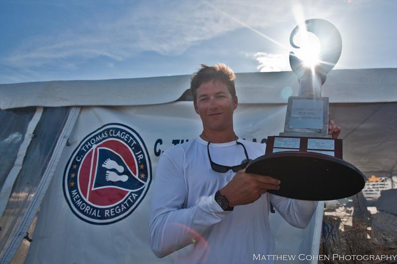 Clagett Reach for Success Award winner Ted Green III at the Clagett Regatta - photo © Matthew Cohen / Clagett Regatta