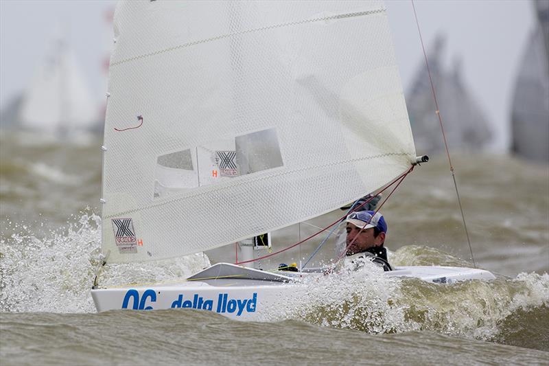 Damien Seguin on day 1 of the Para World Sailing Championships in Medemblik - photo © Sander van der Borch