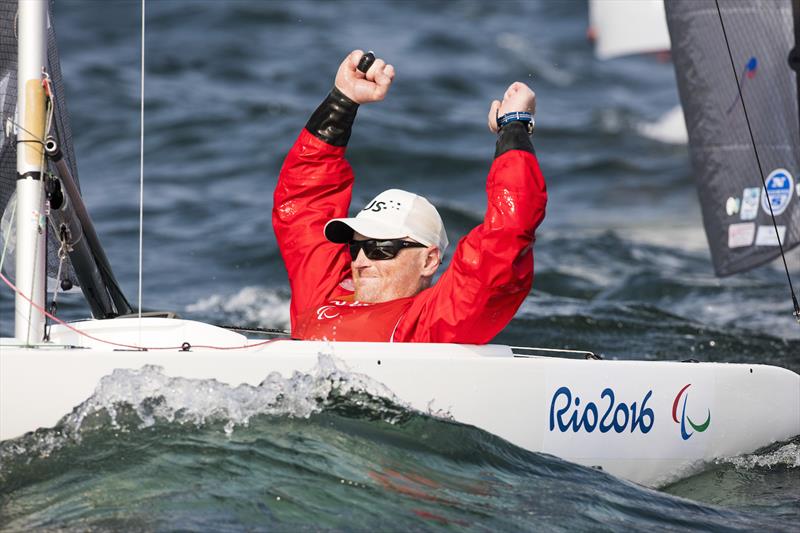 Silver for Bugg (AUS) at the Rio 2016 Paralympic Sailing Competition - photo © Richard Langdon / Ocean Images