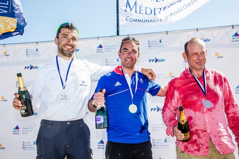 Damien Seguin wins the 2.4mR class at World Cup Hyères photo copyright Jesus Renedo / Sailing Energy / World Sailing taken at COYCH Hyeres and featuring the 2.4m class