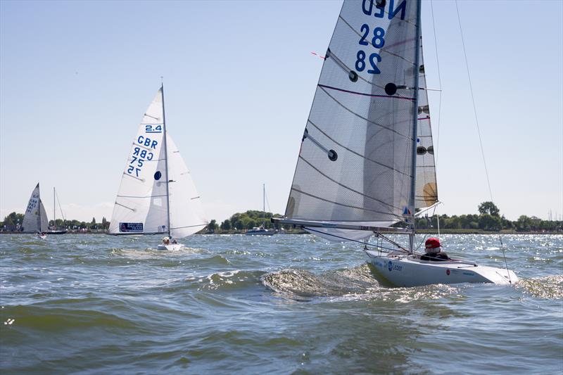 Delta Lloyd Regatta day 4 photo copyright Klaas Wiersma taken at Regatta Center Medemblik and featuring the 2.4m class