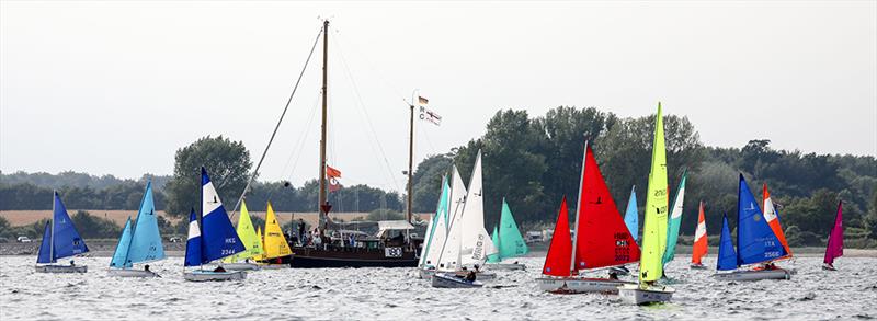 Hansa fleet on day 2 of the Para World Sailing Championships in Kiel photo copyright Christian Beeck / www.segel-bilder.de taken at Kieler Yacht Club and featuring the 2.4m class