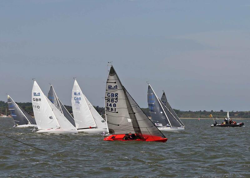 Ulli Libor to compete in the 2.4mR class at the 2018 International Paint Poole Regatta photo copyright Mike Millard taken at Parkstone Yacht Club and featuring the 2.4m class