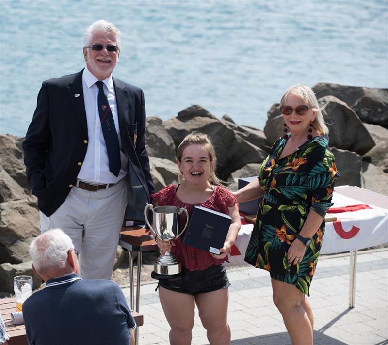 Top Irish disabled helm Georgina Griffin at the Irish 2.4mR Nationals at Carrickfergus photo copyright Nigel Thompson taken at Carrickfergus Sailing Club and featuring the 2.4m class