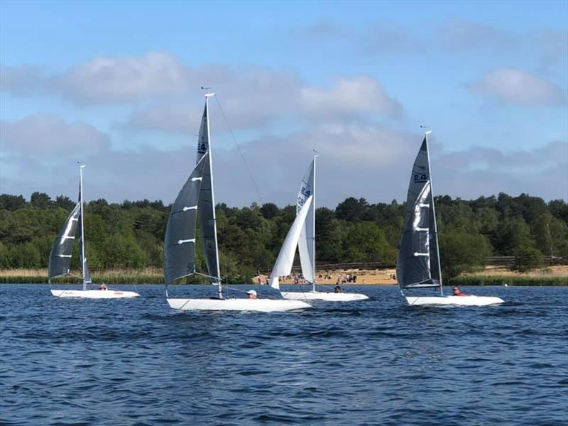 2.4mR Open at Frensham photo copyright Karen Ferguson taken at Frensham Pond Sailing Club and featuring the 2.4m class