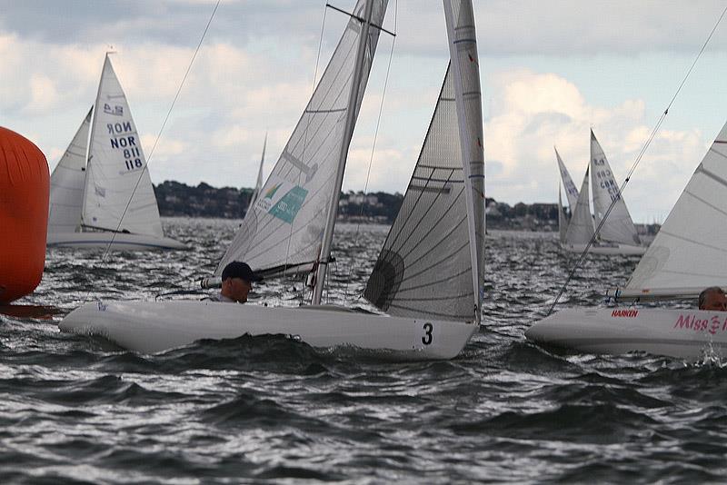 Matt Bugg racing on day one of the 2013 International 2.4mR World Championships at Poole Yacht Club - photo © Peter Newton