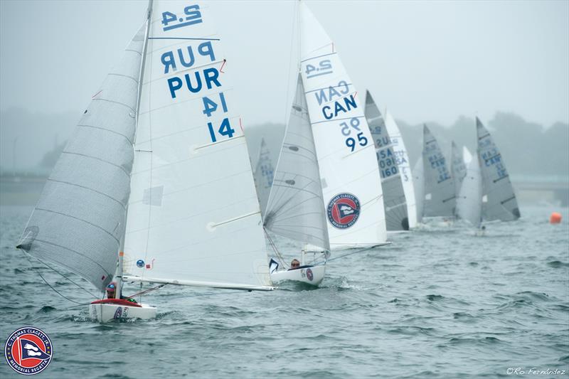 2.4mR sailors from across North America racing at the Clagett Regatta and U.S. Para Sailing Championships photo copyright Ro Fernandez taken at  and featuring the 2.4m class