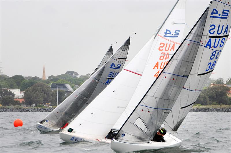 Australian Para-Sailing Squad's Neil Patterson - 2018 Sail Melbourne International  photo copyright Cate Brown taken at Royal Brighton Yacht Club and featuring the 2.4m class