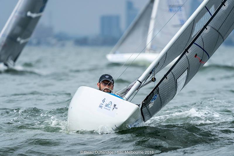 Neil Patterson winner in the 2.4m - 2018 Australian Para Sailing Championships - photo © Beau Outteridge