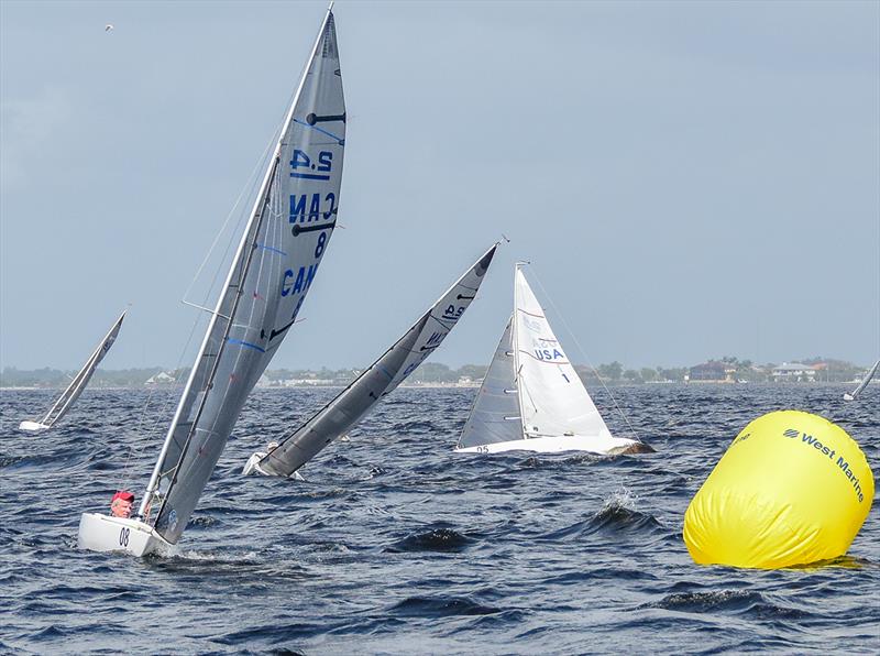 2019 2.4mR CanAm Championship Series - Allan Leibel Coming Into the Mark on Charlotte Harbor During Can Am #4 photo copyright 2019 CanAm Championship Series / Fran Burstein taken at Charlotte Harbor Yacht Club and featuring the 2.4m class