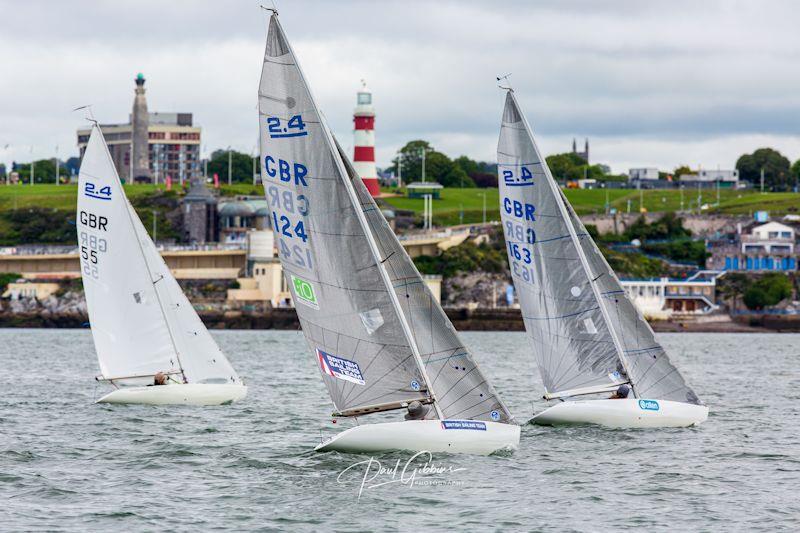 2.4m fleet at the PPSA Port of Plymouth Regatta photo copyright Paul Gibbins / paulgibbinsphotography.pixieset.com taken at Port of Plymouth Sailing Association and featuring the 2.4m class