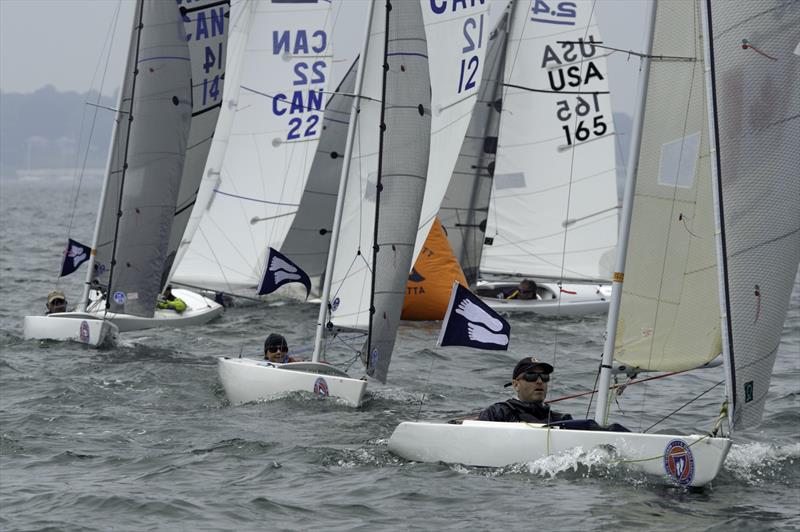 2.4mR fleet with Paul Tingley leading photo copyright Clagett Regatta / Rodrigo Ro Fernandez taken at  and featuring the 2.4m class