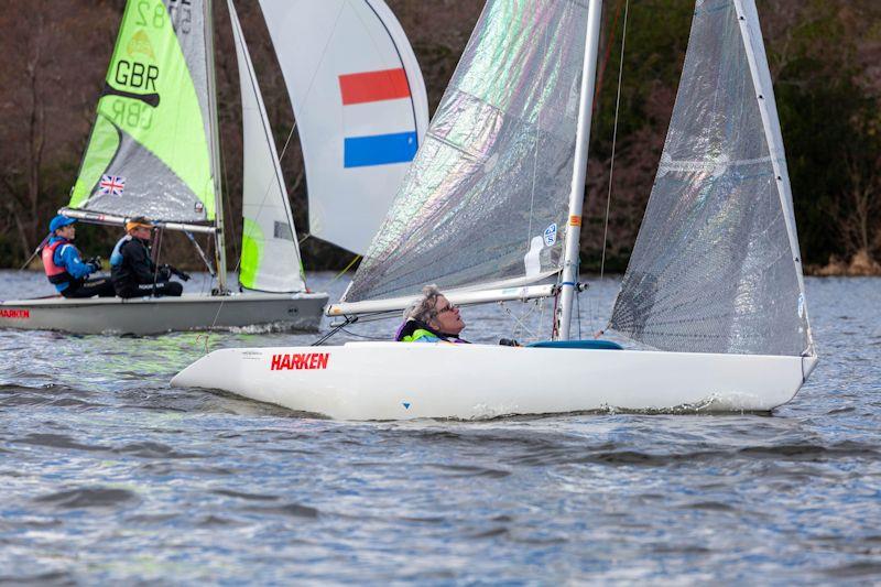 Frensham Frenzy 2023 photo copyright Corinne Whitehouse taken at Frensham Pond Sailing Club and featuring the 2.4m class