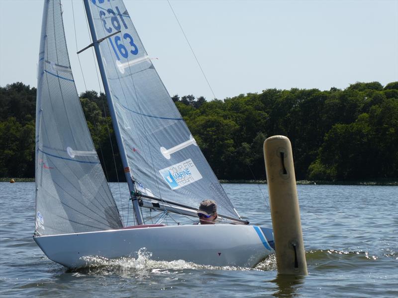 Frensham Pond Open photo copyright Ivor Barrett taken at Frensham Pond Sailing Club and featuring the 2.4m class