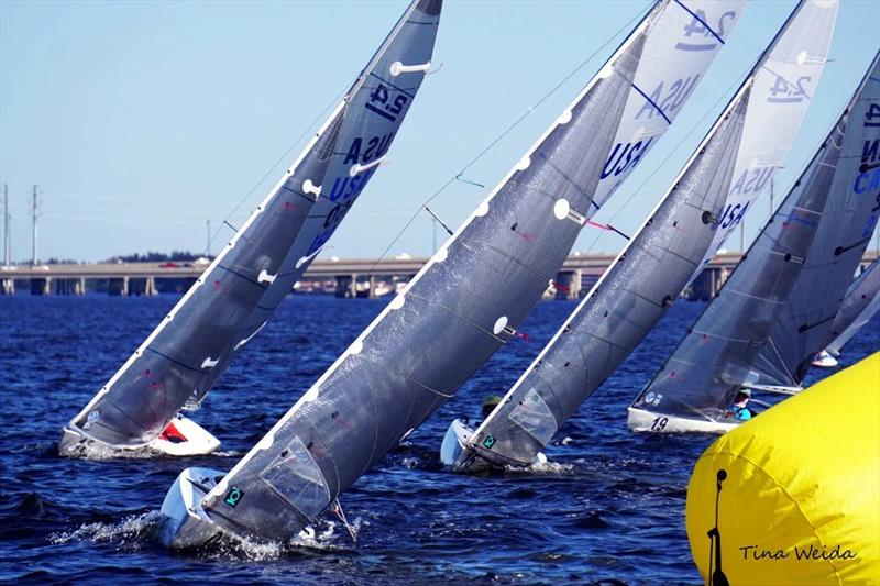 2.4 meter CanAm Series 2024 photo copyright Tina Weida taken at Charlotte Harbor Yacht Club and featuring the 2.4m class