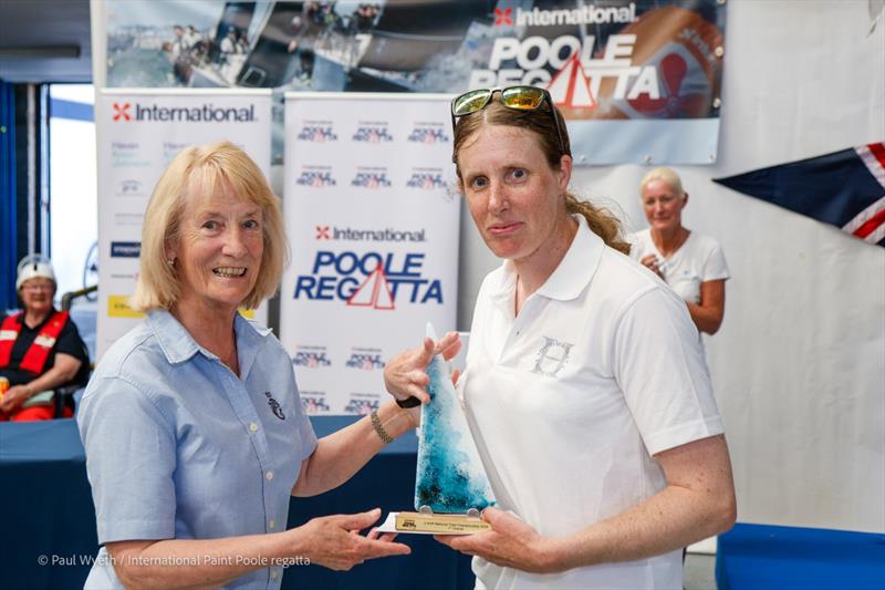 Megan Pascoe during the International Paint Poole Regatta 2026 Prize Giving - photo © Paul Wyeth / www.pwpictures.com