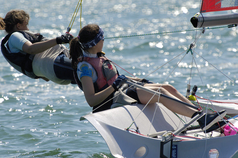 Stunning conditions for the 2006 Glyn Charles Memorial Pursuit Race photo copyright Steve Arkley / www.sailshots.co.uk taken at Hayling Island Sailing Club and featuring the 29er class