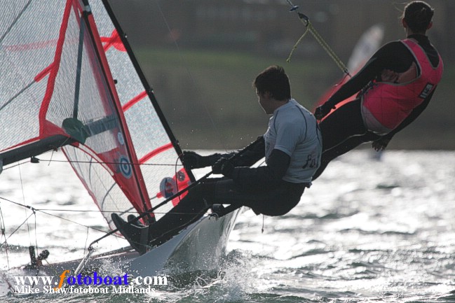 The Steve Nicholson Memorial Race at Northampton Sailing Club photo copyright Mike Shaw / www.fotoboat.com taken at Northampton Sailing Club and featuring the 29er class