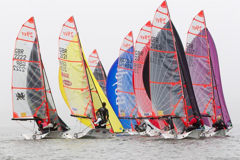 29ers at the Ovington Inland Championships photo copyright Thom Touw / www.thomtouw.com taken at Grafham Water Sailing Club and featuring the 29er class