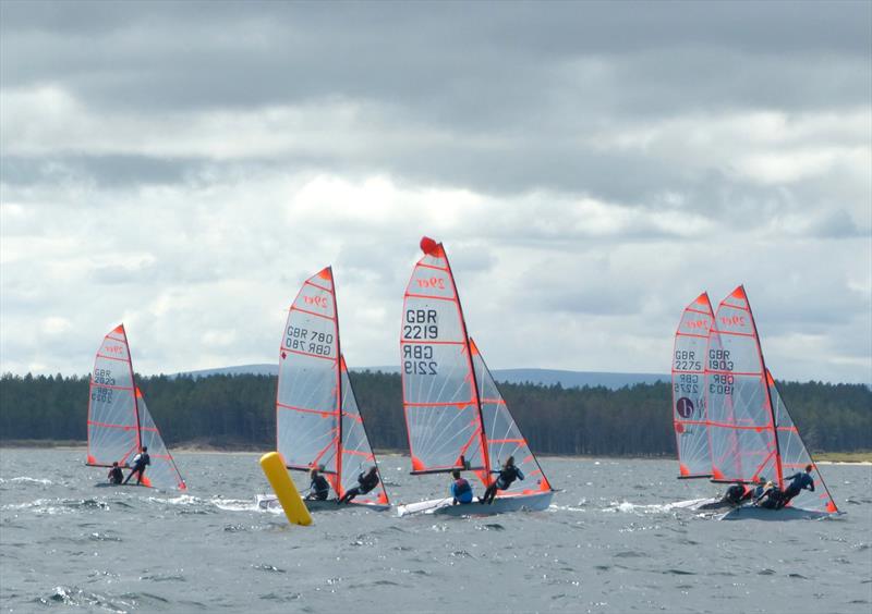 Gael Force Marine Findhorn Week 2014 photo copyright Colin Johnston taken at Royal Findhorn Yacht Club and featuring the 29er class