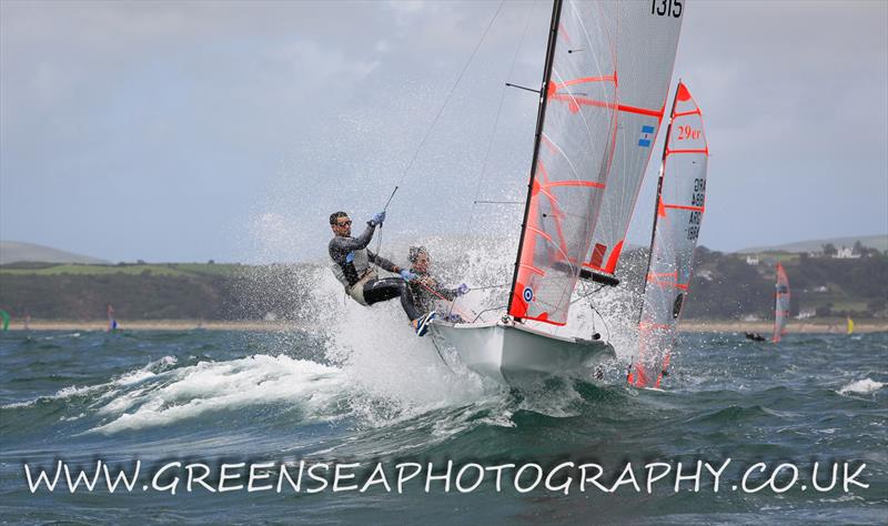 Zhik 29er UK Nationals at Pwllheli day 2 photo copyright Andy Green / www.greenseaphotography.co.uk taken at Pwllheli Sailing Club and featuring the 29er class