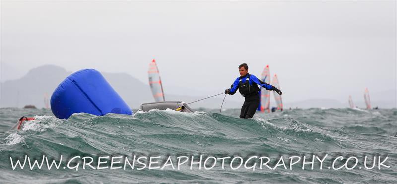 Zhik 29er UK Nationals at Pwllheli day 2 photo copyright Andy Green / www.greenseaphotography.co.uk taken at Pwllheli Sailing Club and featuring the 29er class