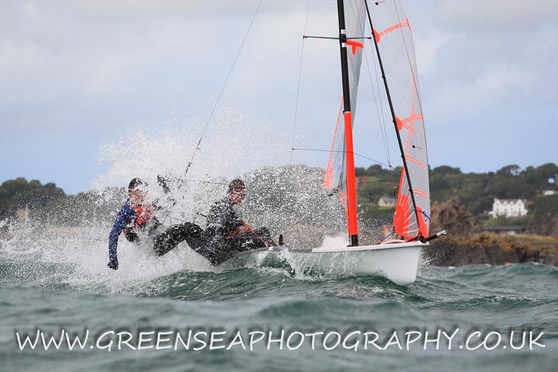 Zhik 29er UK Nationals at Pwllheli day 2 photo copyright Andy Green / www.greenseaphotography.co.uk taken at Pwllheli Sailing Club and featuring the 29er class
