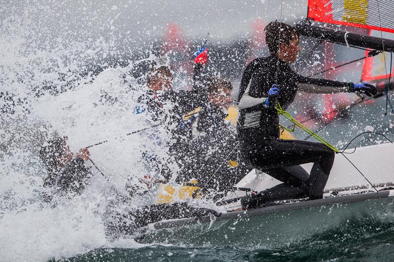 Day 1 of the Zhik 29er World Championships at Pwllheli - photo © Robert Hajduk / www.ShutterSail.com