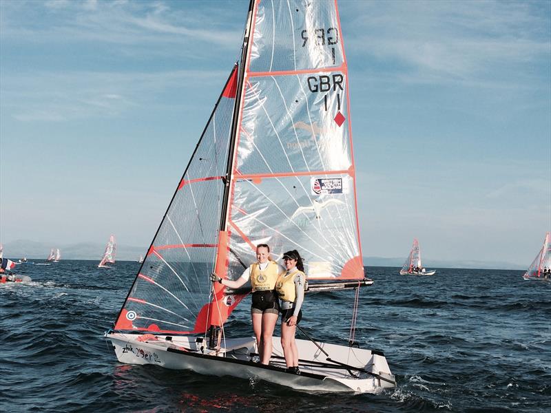 Girls gold for Mimi El-Khazindar & Emma Loveridge in the 29er Worlds at Pwllheli photo copyright Peter Newton taken at Plas Heli Welsh National Sailing Academy and featuring the 29er class