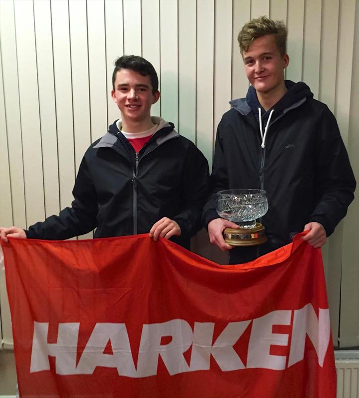 Crispin Beaumont and Tom Darling win the Ovington Boats 29er Inland Championships at Grafham  photo copyright Hammett Family taken at Grafham Water Sailing Club and featuring the 29er class