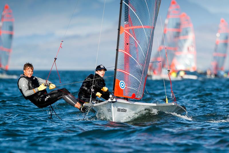 Crispin Beaumont and Tom Darling on day 4 of the RYA Youth National Championships - photo © Paul Wyeth / RYA