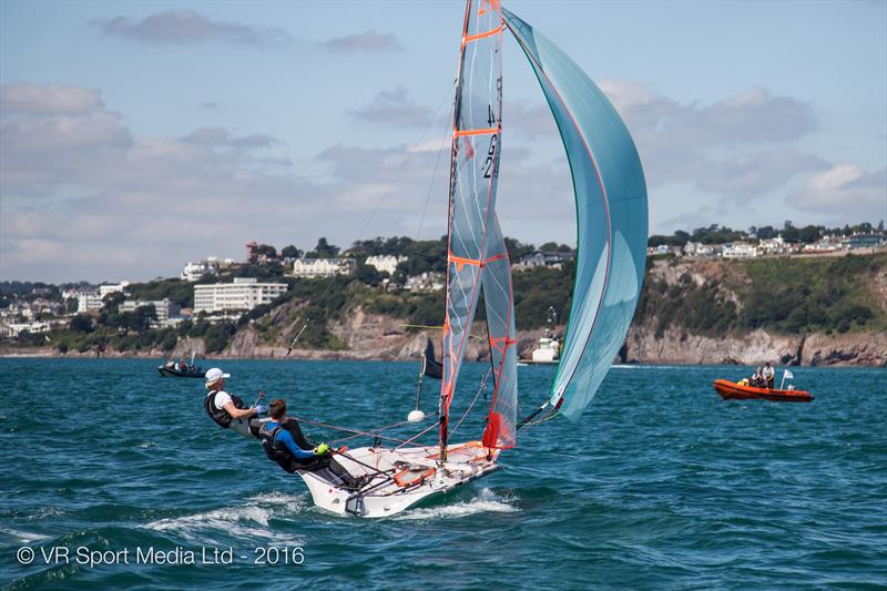 Zhik 29er UK Nationals at Torbay day 6 photo copyright VR Sport Media taken at Royal Torbay Yacht Club and featuring the 29er class