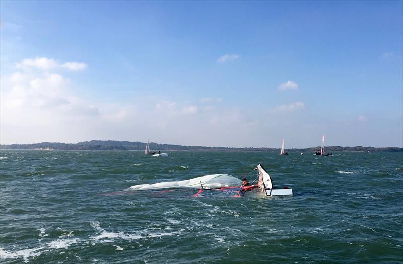 Harken 29er Grand Prix at Poole photo copyright Ian Jameson taken at Poole Yacht Club and featuring the 29er class