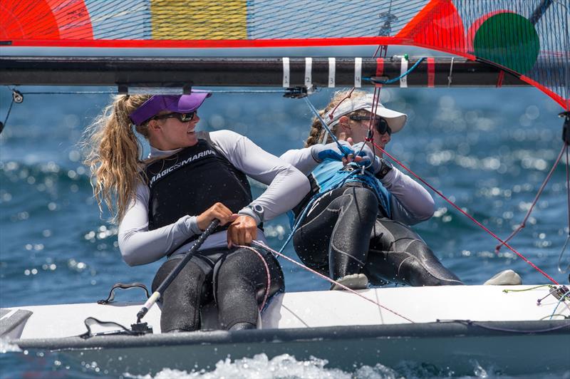 Zhik 29er Worlds at Long Beach day 5 photo copyright Matias Capizzano / www.capizzano.com taken at Alamitos Bay Yacht Club and featuring the 29er class