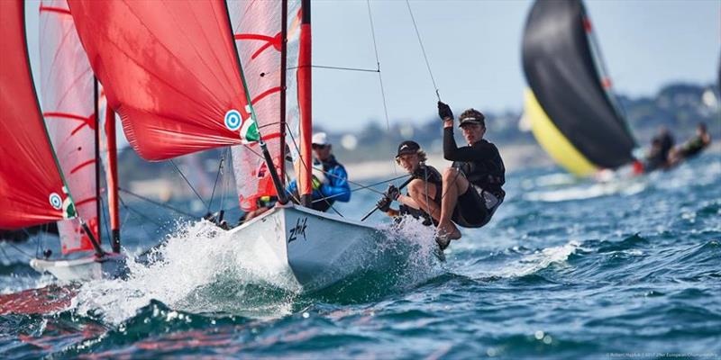 Qualifying stage during the Zhik 29er Europeans at Quiberon, France - photo © Robert Hajduk / www.shuttersail.com