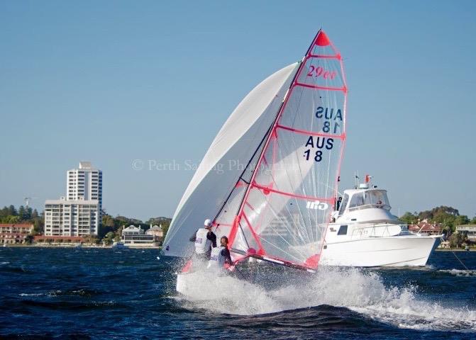 Davies & Woodward during the International Classes Regatta in Perth - photo © Rick Steuart / Perth Sailing Photography
