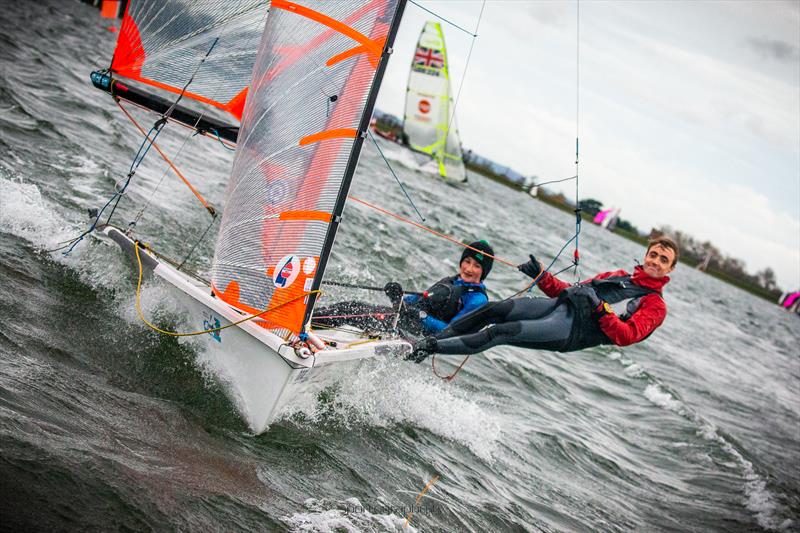Monique Vennis-Ozanne & John Mather win the 2019 GJW Direct Bloody Mary photo copyright www.sportography.tv taken at Queen Mary Sailing Club and featuring the 29er class
