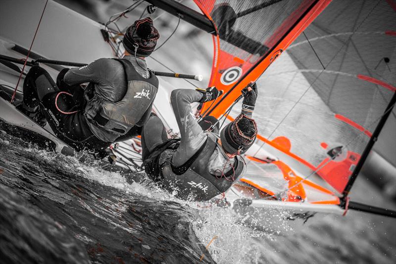 GJW Direct Bloody Mary 2019 photo copyright Alex & David Irwin / www.sportography.tv taken at Queen Mary Sailing Club and featuring the 29er class